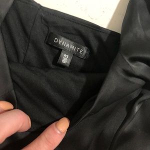 Dynamite satin bustier top